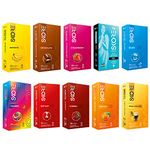 Skore Unique Pack Condoms - 10 Count (Pack of 10)