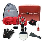 440kg Pull - Orion Magnet Fishing Kit with Super High Power 65mm Neodymium Clamp Magnet | Gloves, Thread Locker, 20M Rope, Cloth, Bag, Tape and Branded Box | Recovery & Treasure Hunting