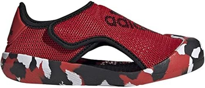adidas Altaventure 2.0 Sandal, Vivid Red/Black/White, 1 US Unisex Little Kid