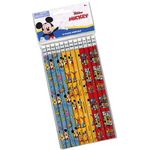 Mickey Mouse Character Pencil Set - Kids Writing Pencils with Erasers - Party Pack - Variety Assortment Pack of 12