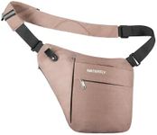 WATERFLY Sling Crossbody Chest Bag: Slim Anti-Theft Cross Body Bag Over Shoulder Backpack Stealth Side Pack Man Woman