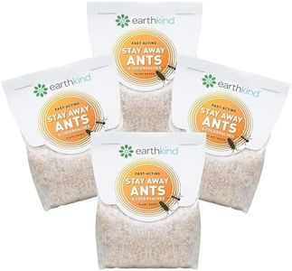EarthKind Stay Away Ants & Cockroaches Deterrent Pouches - Easy-to-Use Botanical Pest Control - for Kitchen, Pantry, Countertops & Food Spaces - 4-Pack