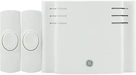 GE Wireless Doorbell Kit, 2 Push Bu