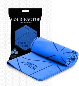 COLD FACTOR Cooling Neck Towel-Chill Pad Lasts 5 Hours Premuim PVA Cooling Towel for Neck and Face-UPF 50+(Blue), 13x29.5