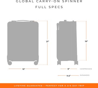 Briggs & Riley 53cm Expandable Cabin Spinner – Baseline Softside Luggage, Black