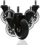 ValueHall 5 pcs Office Chair Caster Chair Replacement Wheels Swivel Casters revolving Chair casters for Office School Home V7067