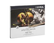 Lyra Rembrandt Polycolor Art Pencils Set With Metal Case | Perfect For Beginners, Professionals & Artists | Ideal For Sketching, Painting, Drawing & Shading | Multicolor, Pack of 24