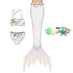 XNSGAO 4PCS Mermaid Tails for Swimm