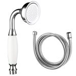 Skybath Shower Head Traditional Victorian Style Handheld Shower Sprayer and 59 Inch Hose Chrome