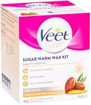 Veet Sugar Warm Wax Hair Removal Kit With Argan Oil 360g