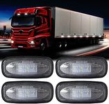 yifengshun 4pcs 3LED White Side Mar
