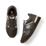 U.S. Polo Assn. Womens Brown Stella Sneakers - 4 UK