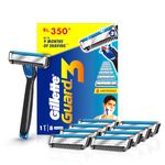 Gillette Guard 3 Single Razor with 8 Blades Pack