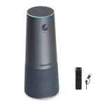 NEARITY C45 2K Video Conference Webcam with Microphone and Speaker, All-in-One Camera with 4 Noise Cancelling Microphone, 5X Zoom FHD Webcam AI Auto-Framing Plug-and-Play for Zoom/Teams/Google Meet