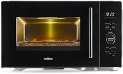 Tower T17133 AirWave Pro Oven 2-in-1 Microwave & Air Fryer with Digital Display Vortx Technology, Magnawave Technology, 20 Cooking Pre-sets, 26L, 900W, Black