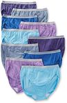 Fruit of the Loom Fit for Me Women's Heather Cotton Hi-Cut, Assorted, 9