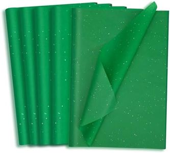 woric 135 Sheets Tissue Paper for Gift Bags 20 x 14 Inch Glitter Tissue Paper Bulk with Sparkle for Gift Wrap Crafts DIY Project Birthday Graduation Decor