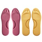 2 Pairs of Thermal Insoles, Heated Insoles for Men and Women, Memory Foam Thermal Insoles, Breathable Foot Warmer Insoles, Foot Warmer, Suitable for Outdoor Use