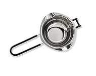 Stainless Steel Double Boiler Pot for Melting Chocolate, Candle Making, Candy, Soap, (18/8 Heat Resistant Stainless Steel) (600 ML)