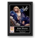 Everything But That Rebel Wilson Signed Framed Mounted Photo Print Display 10 x 12