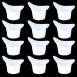 Bohue 12Pcs Eye Wash Cup Silicone Eye Cleaning Cup Eye Bath Cup with Scale Comfortable Eye Flush Cups Eye Cleaning Container for Alleviate Fatigue Dryness