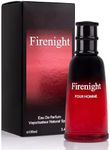 Firenight for Men Eau De Parfum 3.4 fl Oz- Top notes of Nutmeg Flower, Lavender, Cedar, Chamomile, Mandarin Orange, Hawthorn, Bergamot & Lemon - Citrus Cologne for Day & Night Use Elegant 100ml Bottle