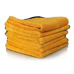 Chemical Guys MIC_507_06 Professional Grade Premium Microfiber Car Cleaning Towel, Gold (16 in. x 24 in.) (Pack of 6)