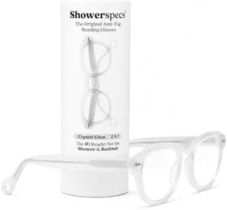 Showerspecs Anti Fog Glasses – Women's & Men's Reading Glasses 2.5+