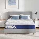Avenco Queen Mattress 10 Inch, Hybrid Queen Size Mattresses in a Box with Gel Memory Foam, Individual Pocket Springs for Pressure Relief and Motion Isolation, Medium Firm Queen Bed Mattress