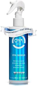 OYA SHIELD Heat Protection Spray - Protects, Strengthens and Improves Hair Elasticity - Lightweight Thermal Shield for Blow Dryer, Flat Iron & Curling Tools - Safe Styling for All Hair Types - 236 ml