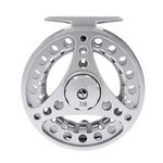 Fly Fishing Reel with Aluminum Body, 3/4 5/6 7/8 Wt Fly Fishing Reels 2+1bb 1:1 Spool Fly Reel Fishing Accessories for Trout Pike Carp