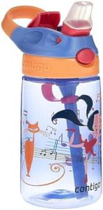 Contigo Kinder Trinkflasche Gizmo Flip Autospout mit Strohhalm, BPA-freie Wasserflasche, auslaufsicher, ideal für Kindergarten, Schule und Sport, 420 ml