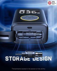 Fanttik X9 Pro Portable Tire Inflator – Digital Air Compressor
