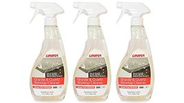 Unika Granite and Quartz Worktop Cleaner Streak Free Formula Daily Use 500ml Pack of 3