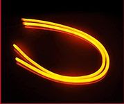 CLOUDSALE ; Your Store. Your Place AES Led Flexible DRL Led Strip 60cm Universal Led Strip 60CM12V DC for car and Bike(Its not DRL)