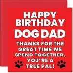 Birthday Cards for Dad from the Dog