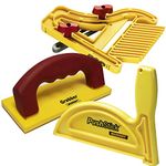 Milescraft 7334 Safety Bundle - Includes FeatherBoard, PushStick and Free Grabber Push Block, Yellow