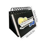 Innovative 2025 Guitar Chord Calendar 365 Days Desk Calendar Creative Guitar Calendar Christmas New Year Gift for Guitar Player, Beginners, Students, Teachers