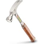 Estwing E16S Rip Hammer, Leather Grip Hammer, Smooth Face, 16-Ounce, 12.5-Inch