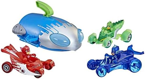 PJ Masks Ultimate Adventure Set Preschool Toy, Rocket HQ Playset with 3 Action Figures and 3 Vehicles, Age 3 and Up (Amazon Exclusive)