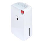SHARP Electric Home Dehumidifier Machine with Plasmacluster Tech (fight against mold, virus, fungus). Absorbs moisture I Clothes dryer I Covers: 250 sq. ft. I Drain 10L/day I DW-P10M-W