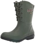 bogs Women's Amanda II lace Snow Boot, Green ash, 6 UK