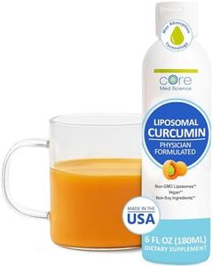 Core Med Science Liposomal Curcumin Liquid Turmeric Supplement, 6 Fl Oz - High Absorption Health Support for Adults - Turmeric Liquid Drops That Promotes Cognitive