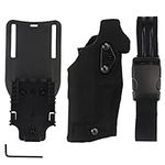 Tactical Pistol Holster for Glock 17/19 With X300/X300U Flashlight Hunting Airsoft Holster Accessories Leg Shroud Drop