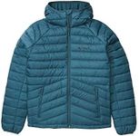 Marmot Highlander Down Hoody Warm Down Jacket, Insulated Hooded Winter Coat, Canada Goose Down Parka, Lightweight Packable Outdoor Jacket, Windproof - Stargazer, Small