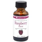 LorAnn Super Strength Flavoring Oils 1 oz (30ml) – Highly Concentrated Food-Grade Extracts for Baking, Candy Making, Beverages, and Desserts (Raspberry)