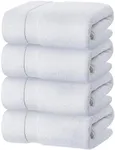 White Classic Luxury Bath Towels Se