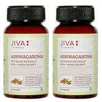 Jiva Ashwagandha Tablets 500mg | Pure Herbs Used | 100% Pure & Natural - 120 Tablet In Each (Pack of 2)