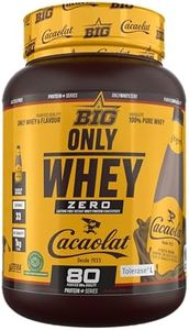 BIG - Proteínas Whey en Polvo para Masa Muscular y Recuperación, Máxima Calidad, Materia Prima Pemium Patentada, Sin Lactosa, Sin Azúcar, Sin Grumos (1Kg, Cacaolat)