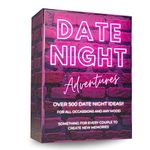 500+ Date Night Ideas! Introducing: Date Night Adventures! – Includes 100 Cards, Each with 5 Date Night Ideas to Choose from, and 11 Categories ranging from at-Home Dates to Adventure Dates!